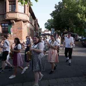 Einmarsch der Musikzüge